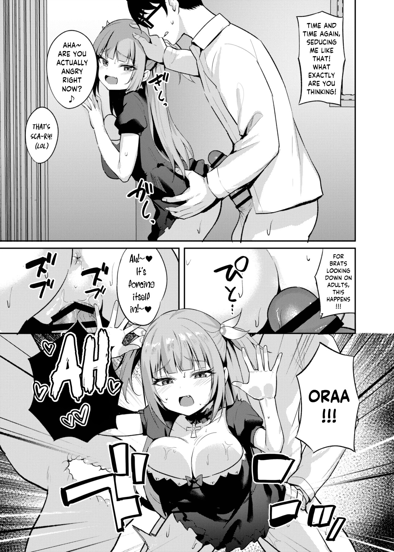 Hentai Manga Comic-The Bratty Lady wants Correction-Read-22